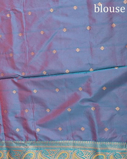 Green Kanchi Silk Saree - Shop Vastram