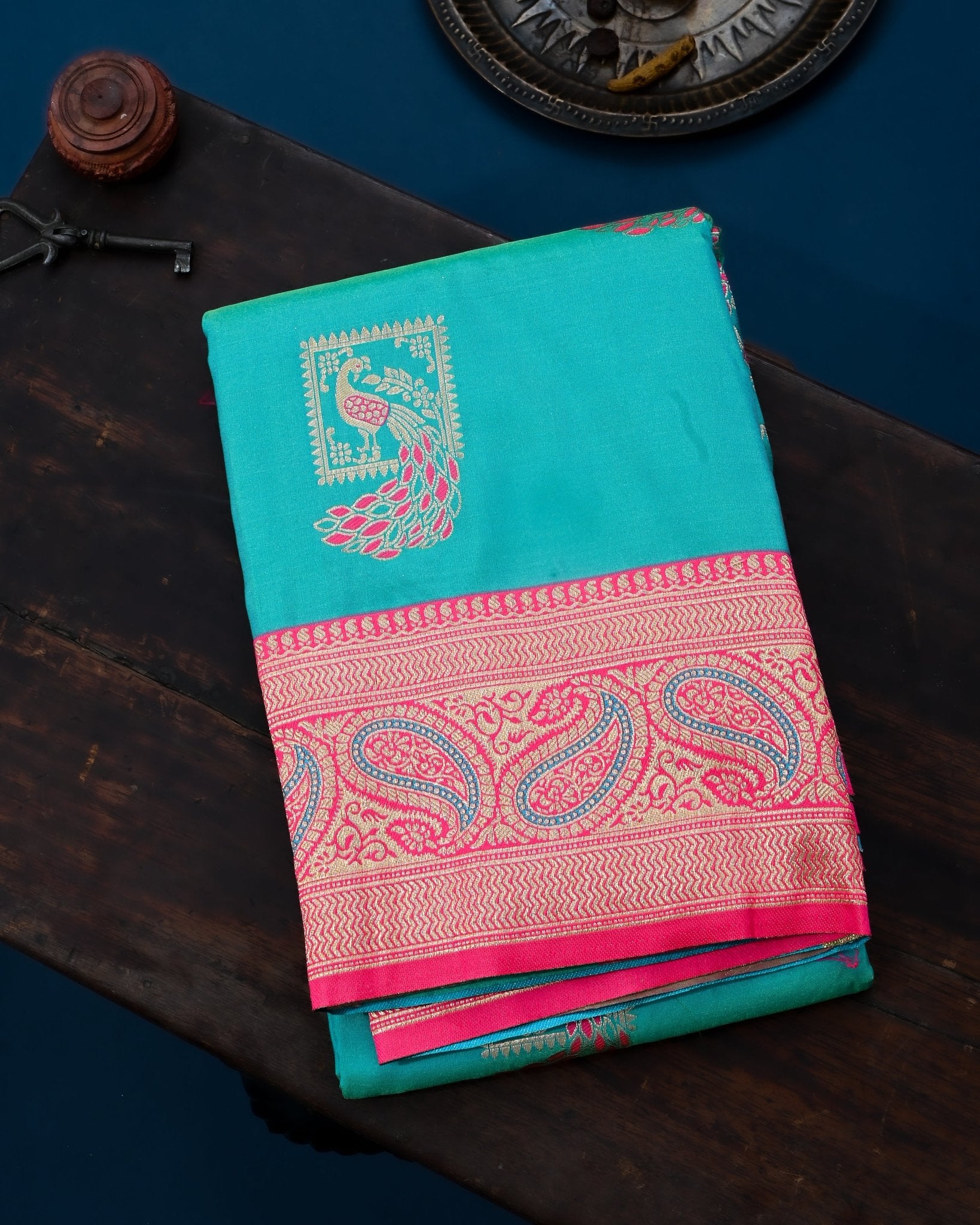 Purple Kanchi Silk Saree - Shop Vastram