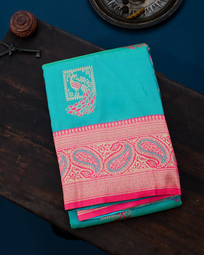 Purple Kanchi Silk Saree - Shop Vastram
