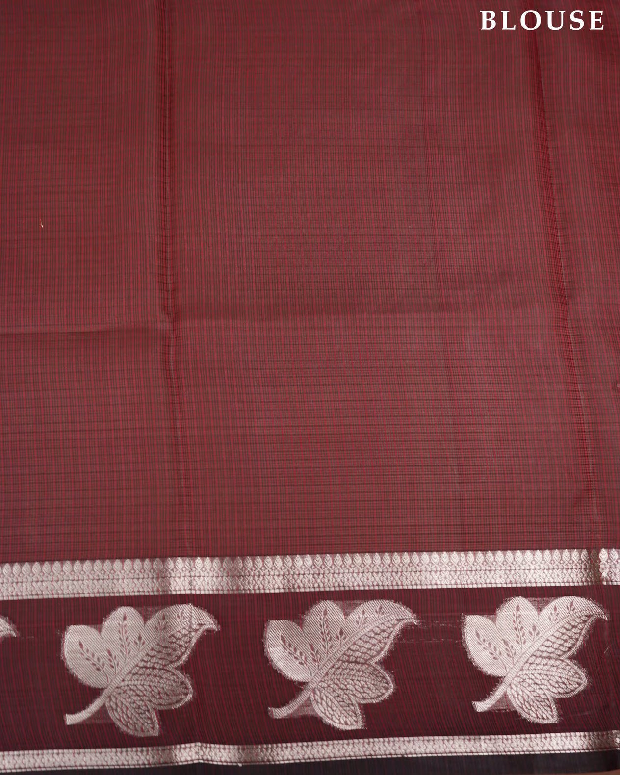 Maroon Color Silk Kota Saree - Shop Vastram