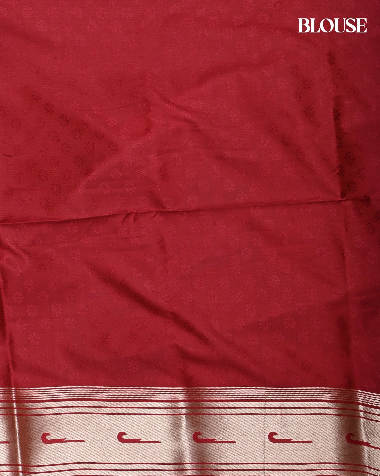 Maroon Color Silk Saree - Shop Vastram