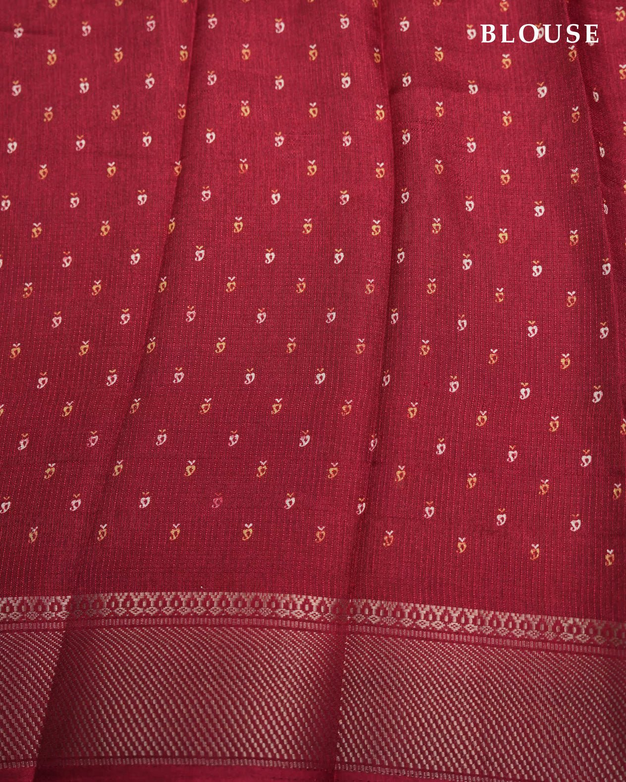 Maroon Color Silk Saree - Shop Vastram