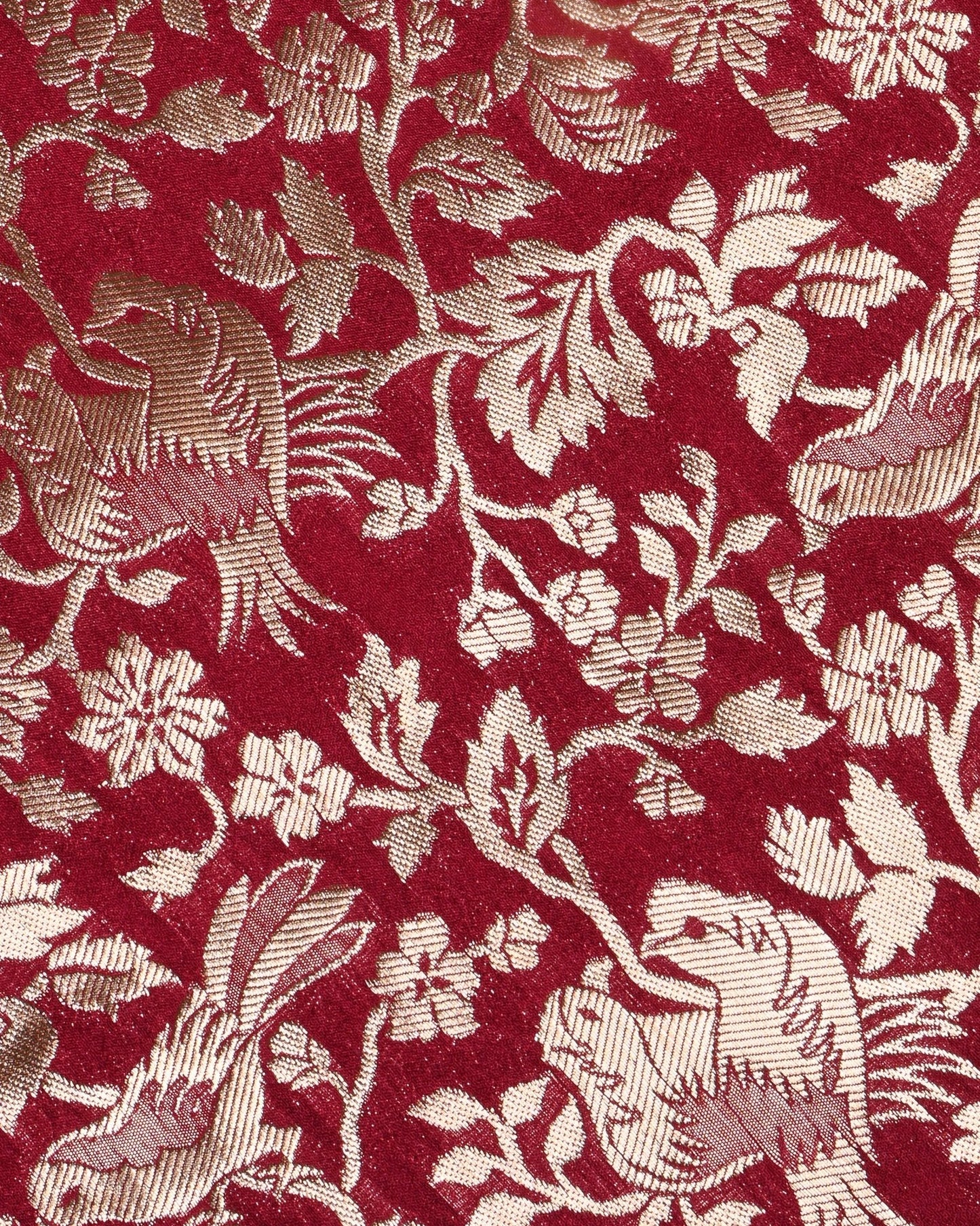 Maroon Color Silk Saree - Shop Vastram