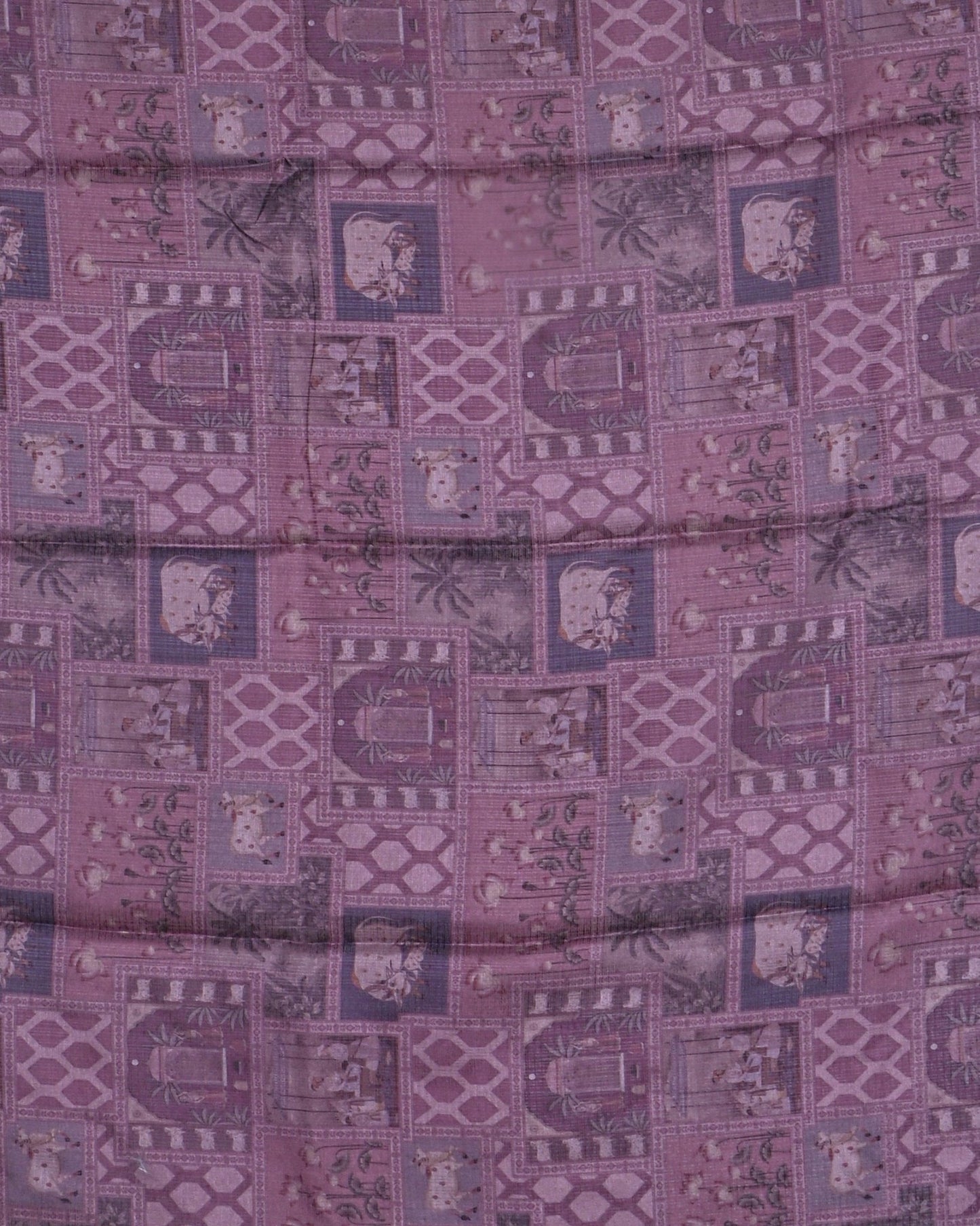Multi color Silk Kota Saree - Shop Vastram