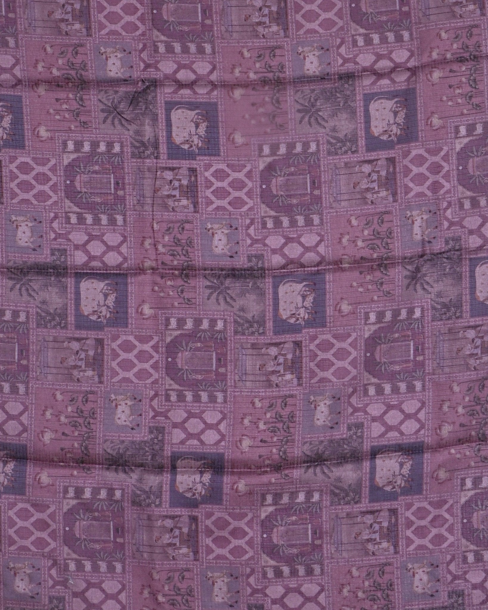 Multi color Silk Kota Saree - Shop Vastram