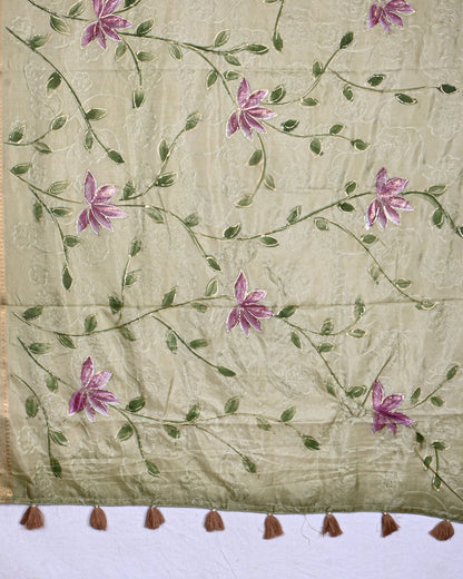 Multi color Silk Saree - Shop Vastram