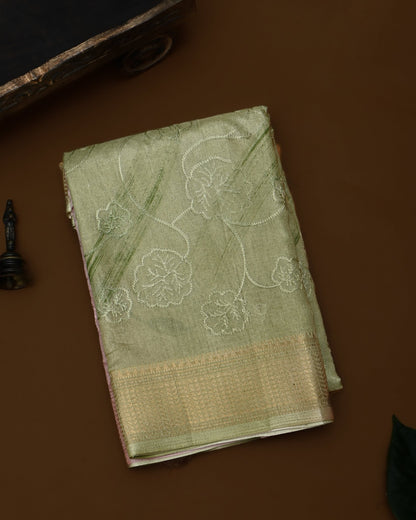 Multi color Silk Saree - Shop Vastram