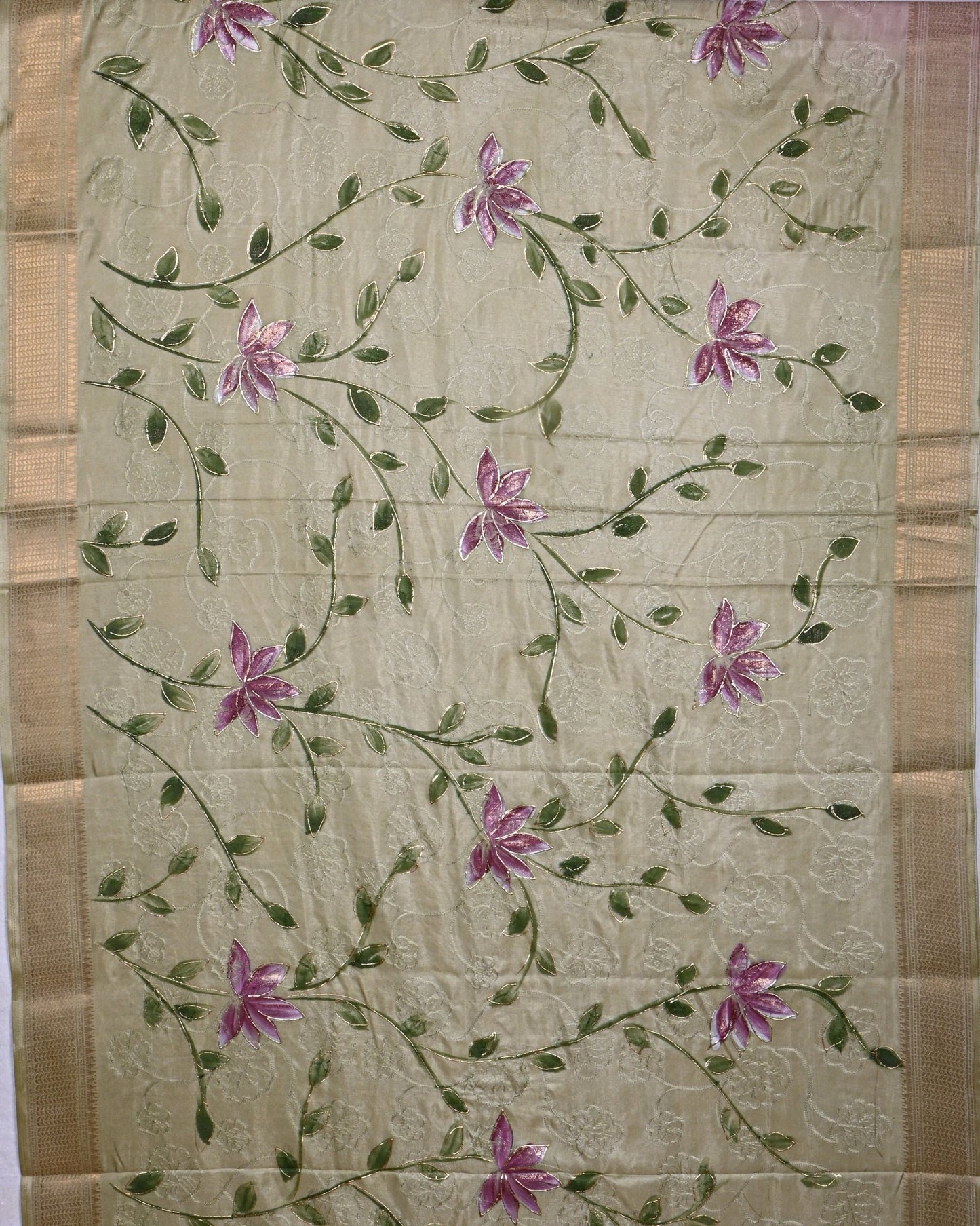 Multi color Silk Saree - Shop Vastram
