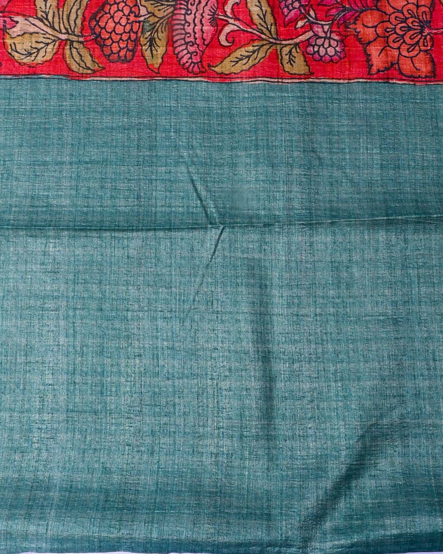 Multi Colour Dupion Printed Saree - Shop Vastram