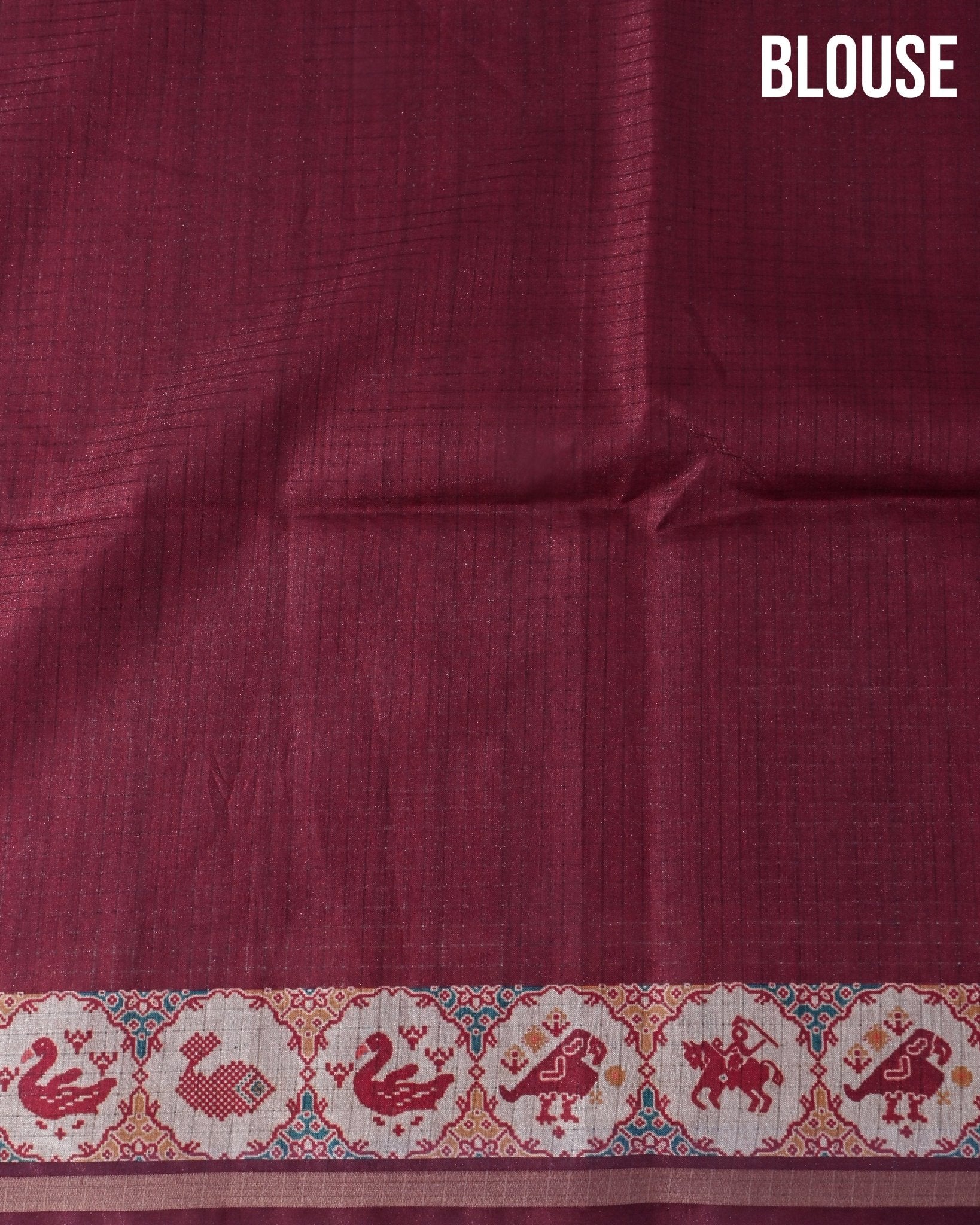 Multi Colour Silk Printed Saree - Shop Vastram