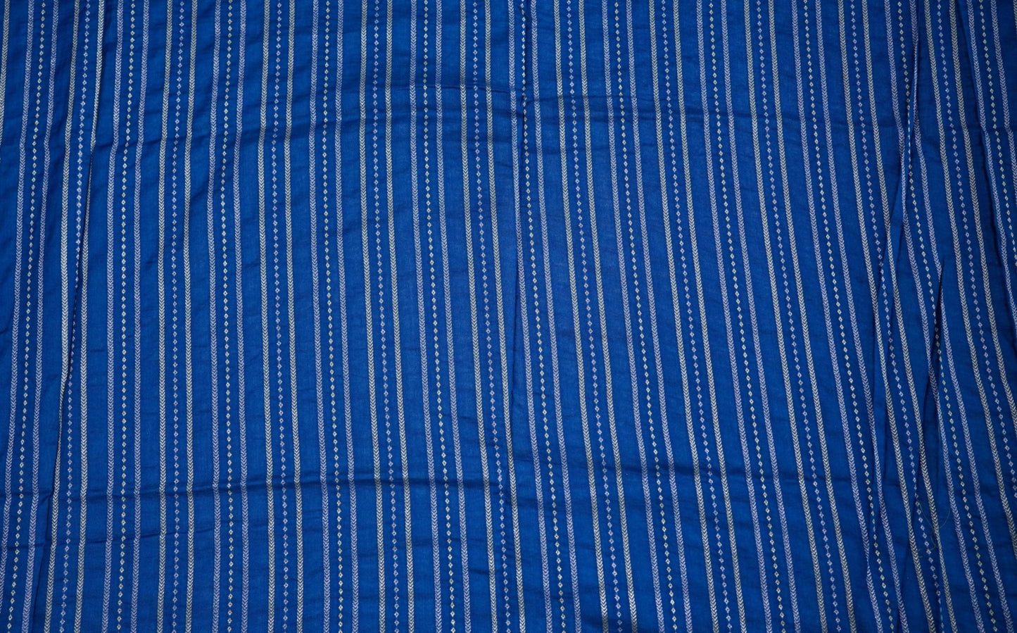 Navy Blue Banarasi Silk Saree - Shop Vastram