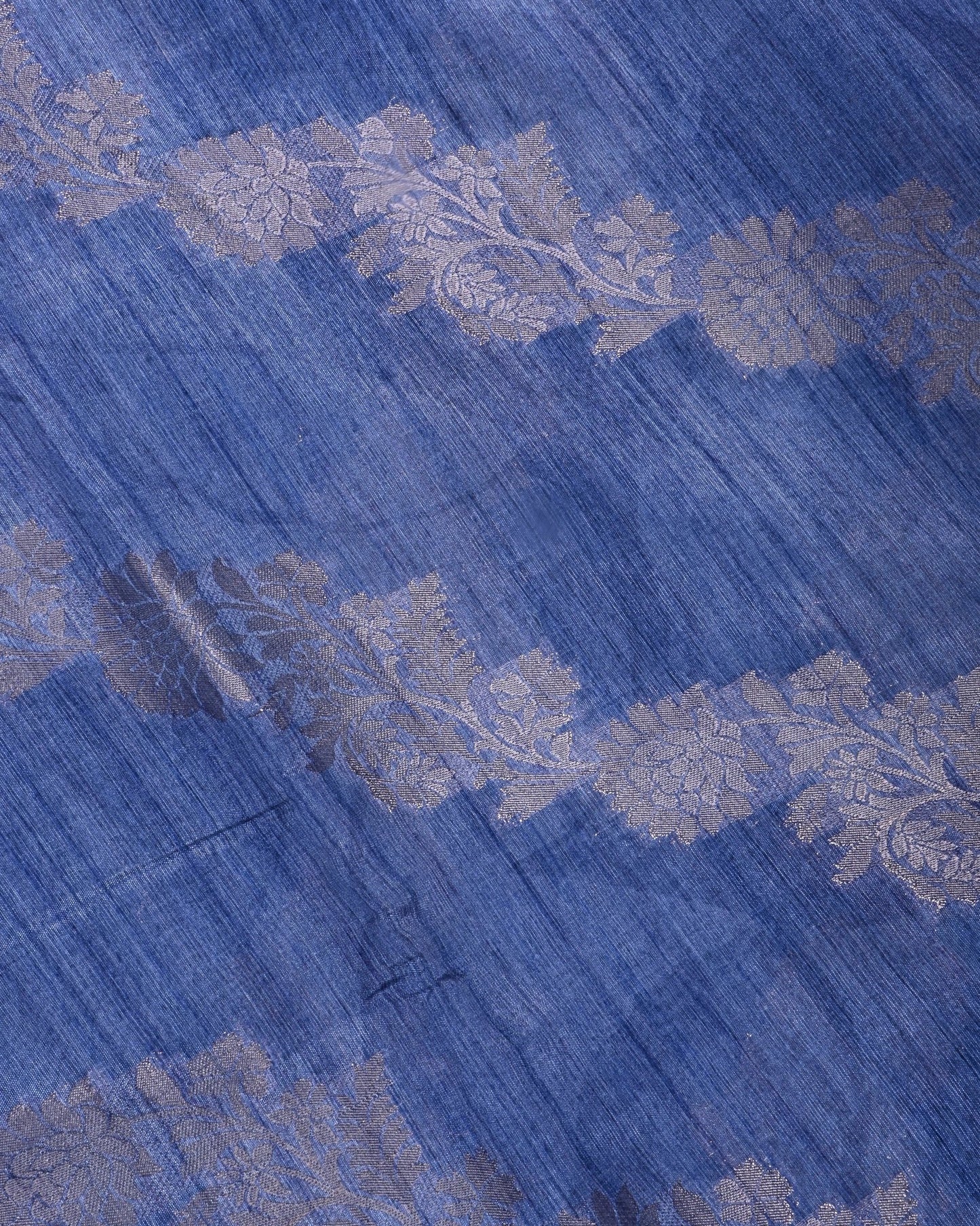 Navy Blue Color Silk Saree - Shop Vastram