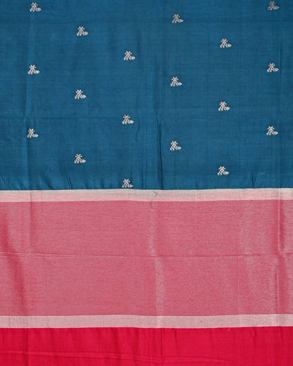 Navy Blue color Silk Saree - Shop Vastram