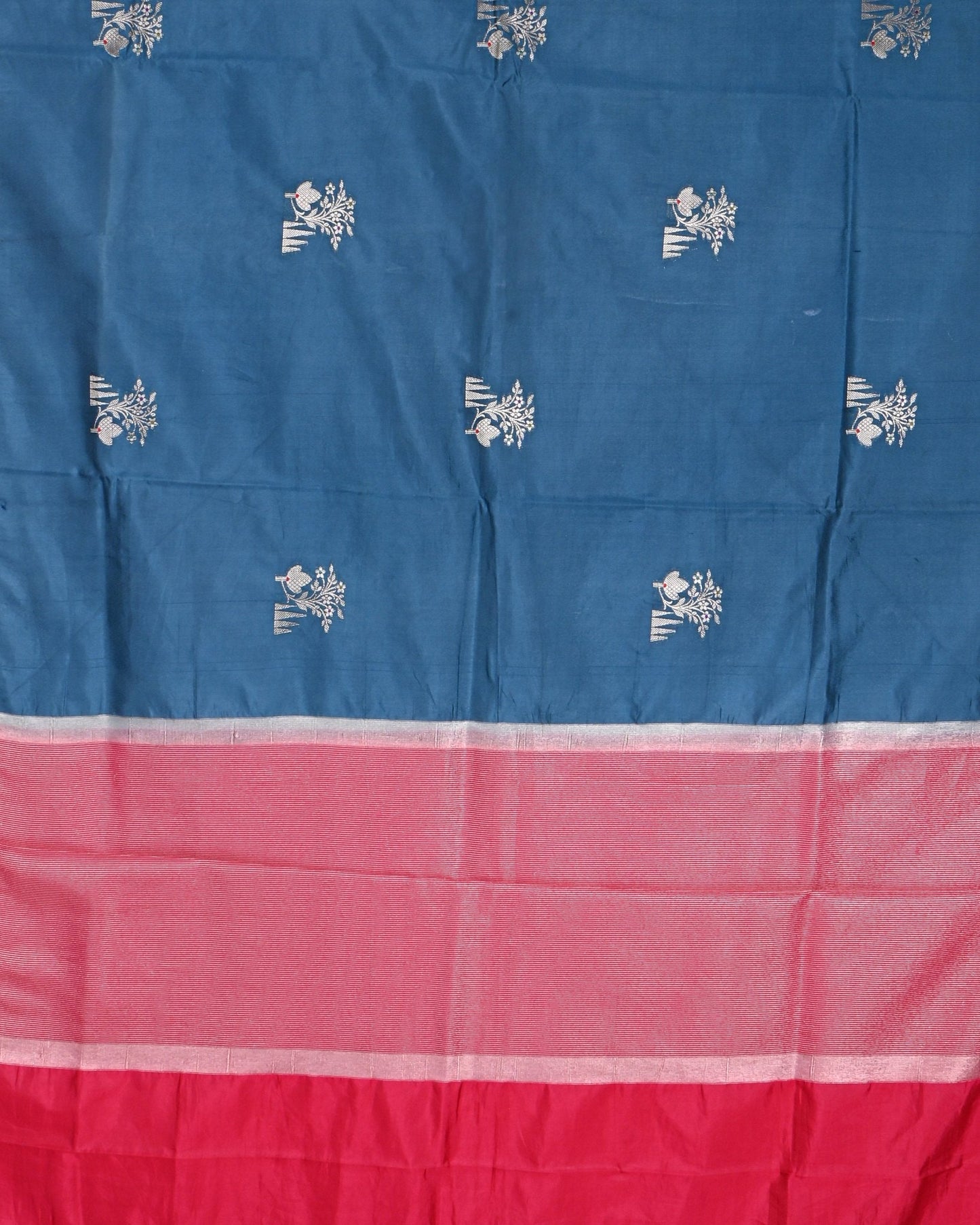 Navy Blue color Silk Saree - Shop Vastram