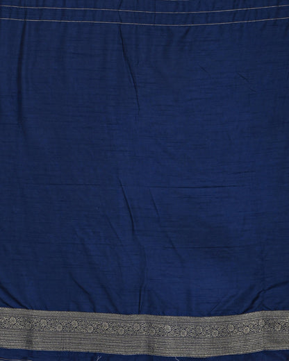 Navy Blue color Silk Saree - Shop Vastram