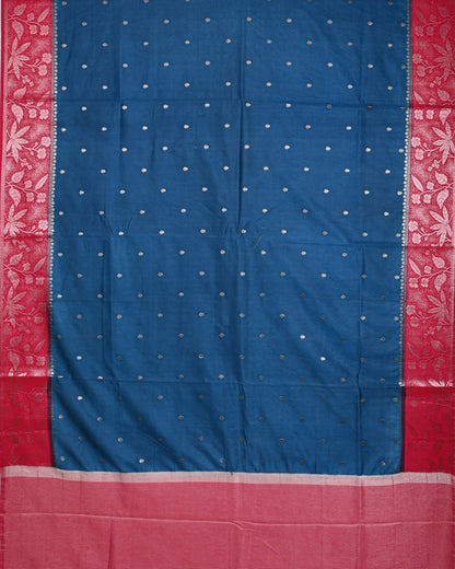 Navy Blue color Silk Saree - Shop Vastram
