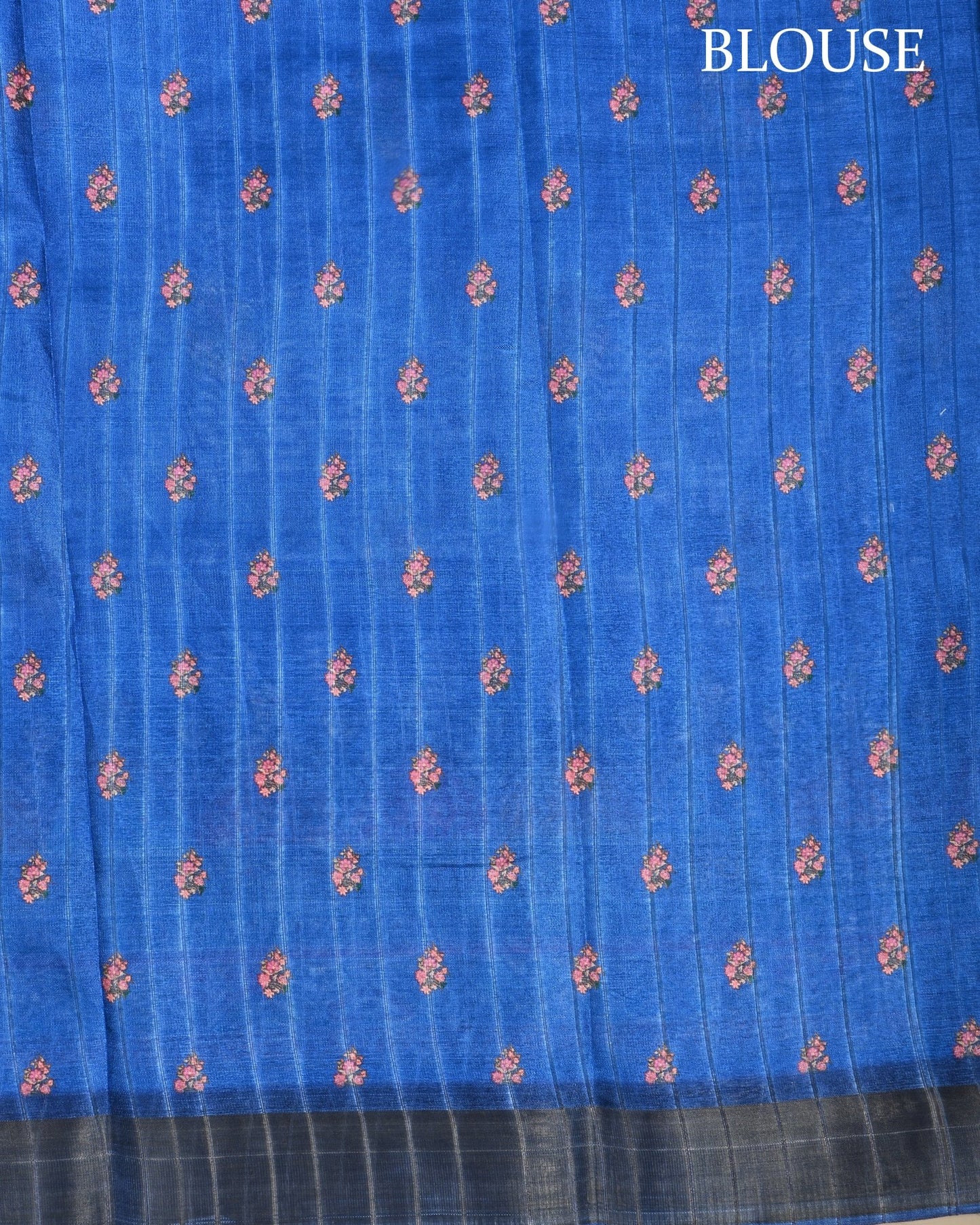 Navy Blue Color Silk Saree - Shop Vastram
