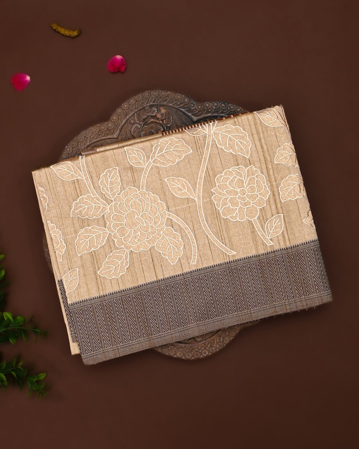 Off White color Silk Saree - Shop Vastram