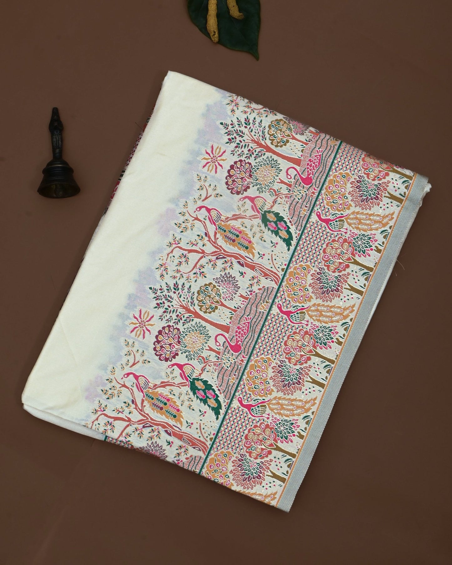 Off White color Silk Saree - Shop Vastram