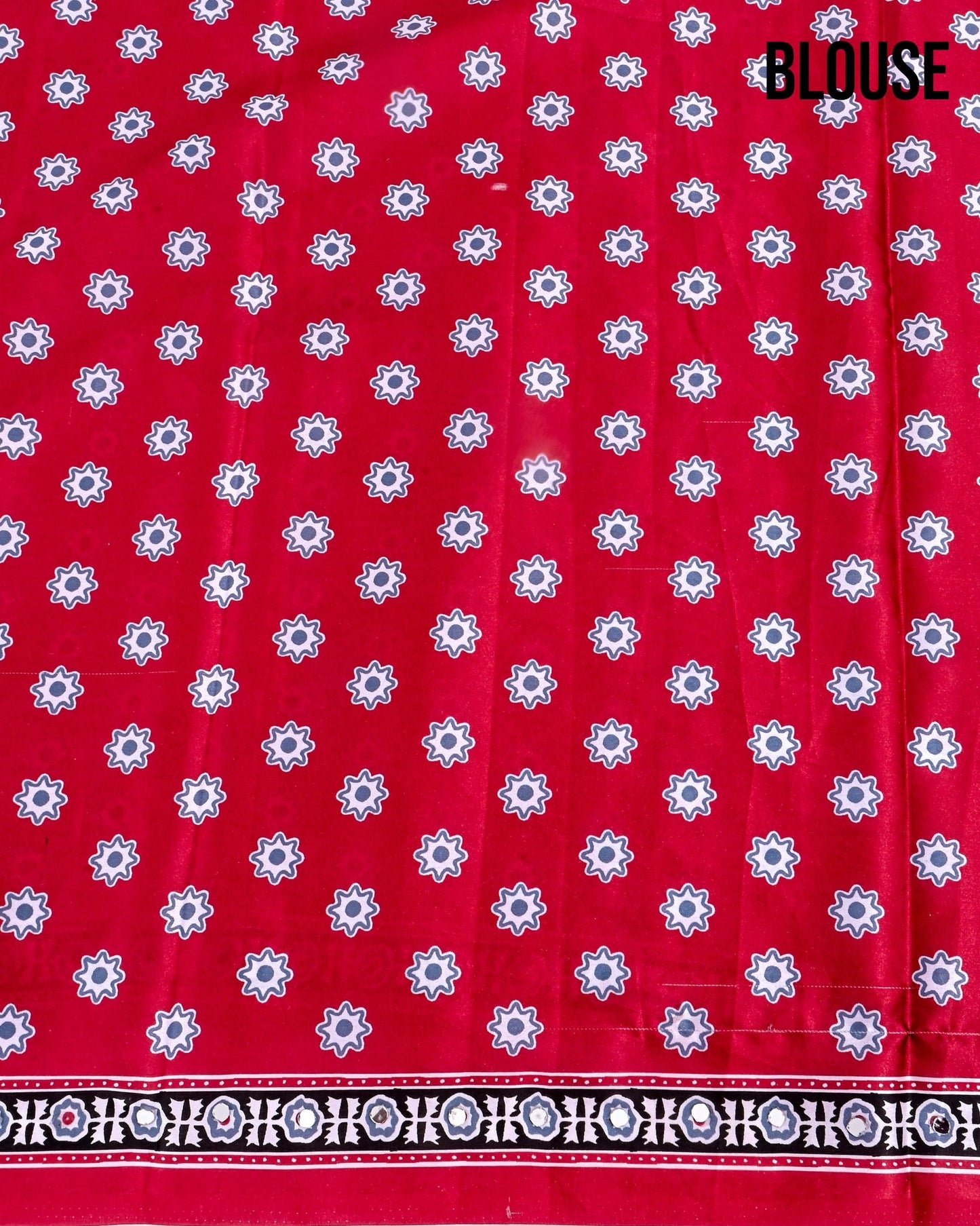 Off White Silk Printed Saree - Shop Vastram