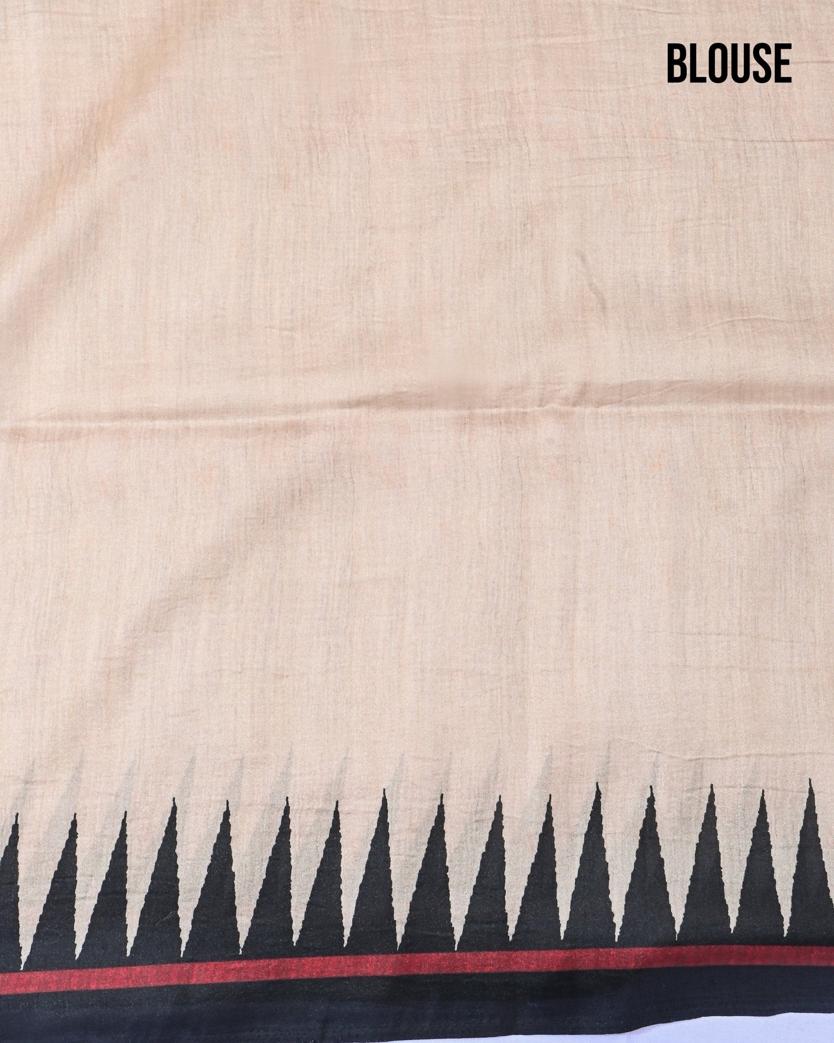 Off White Silk Printed Saree - Shop Vastram