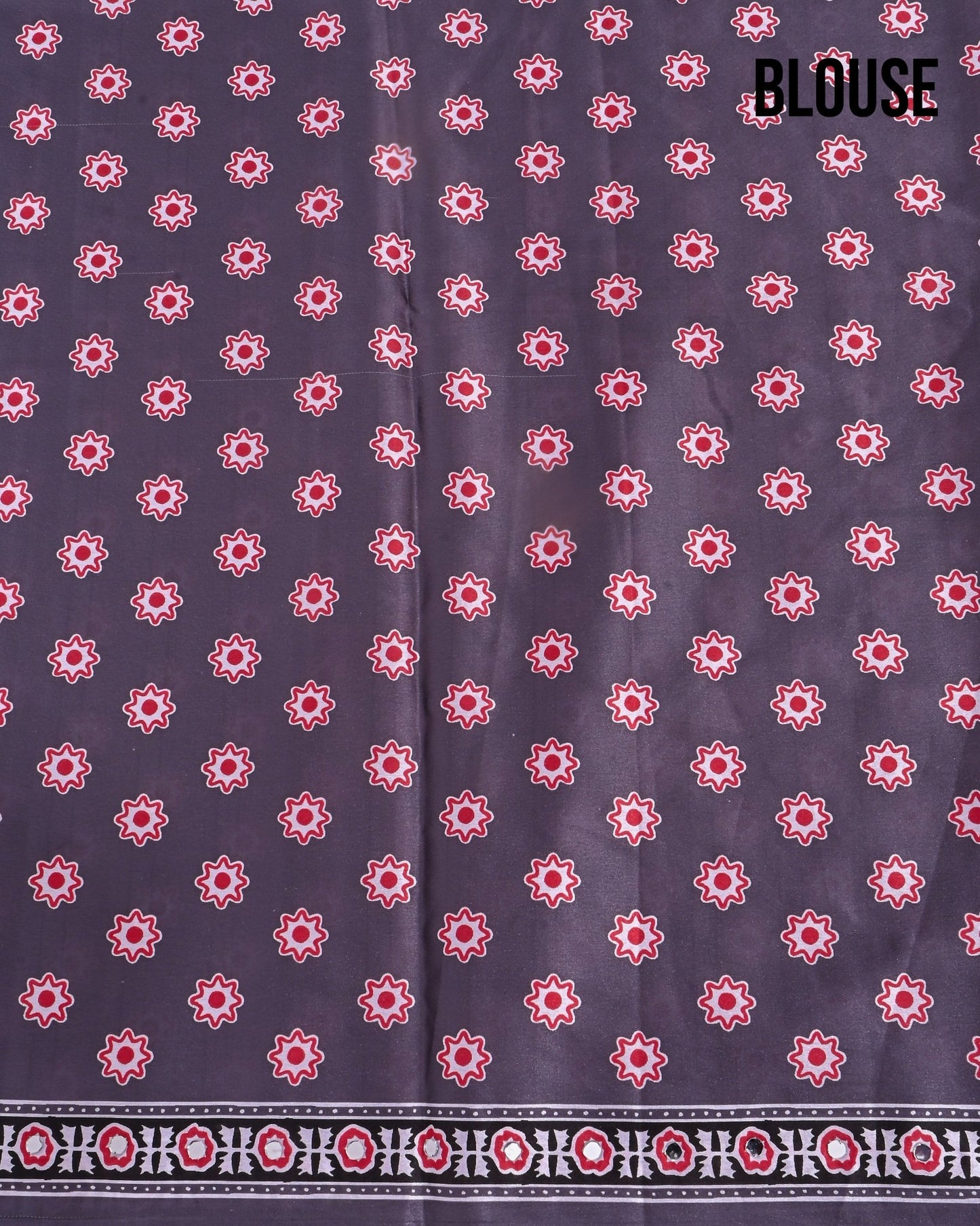 Off White Silk Printed Saree - Shop Vastram