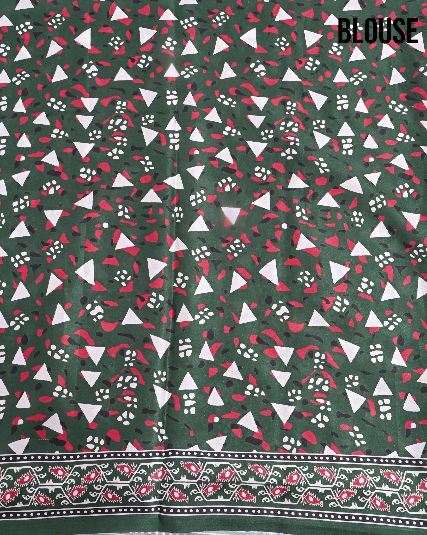 Off White Silk Printed Saree - Shop Vastram