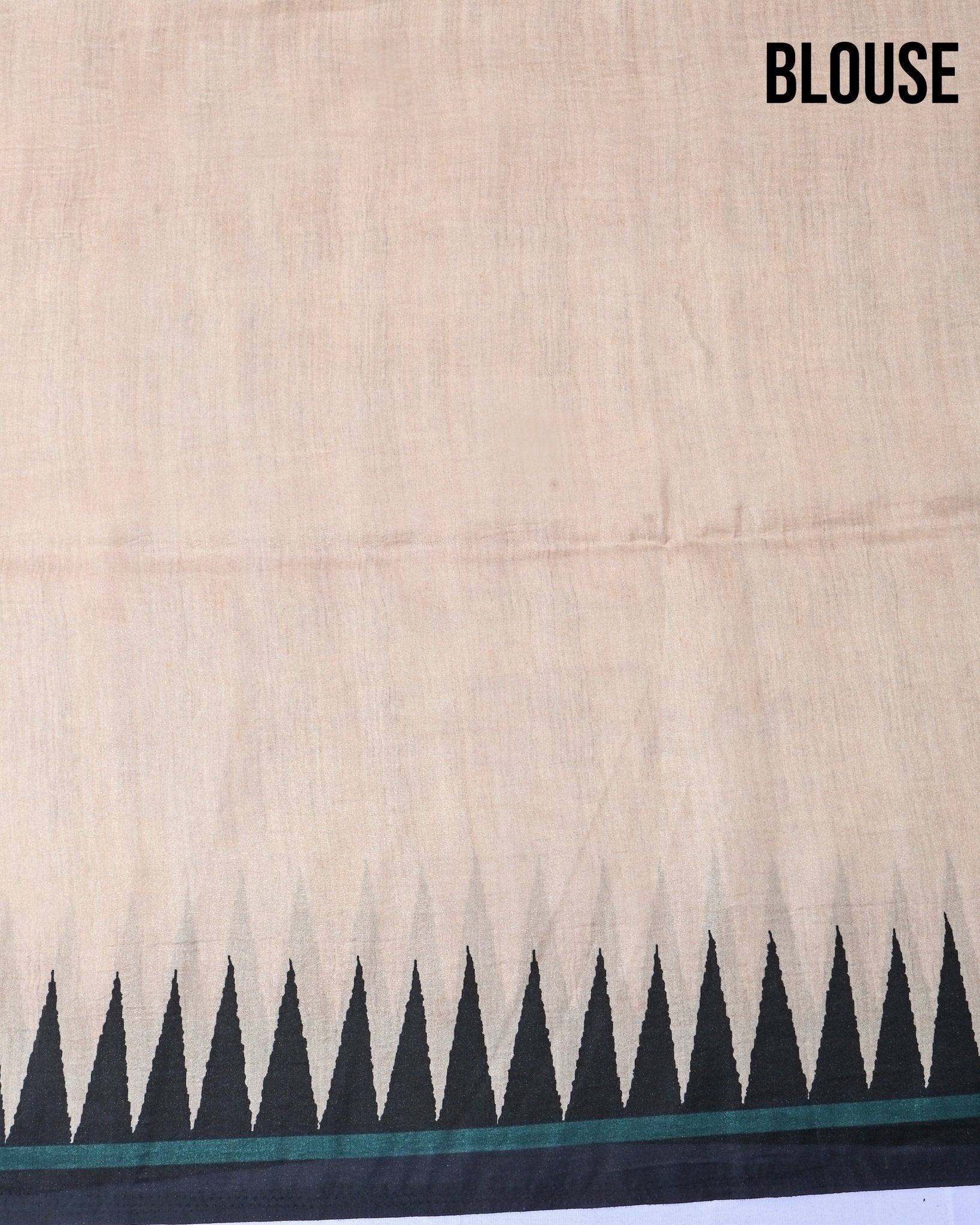 Off White Silk Printed Saree - Shop Vastram