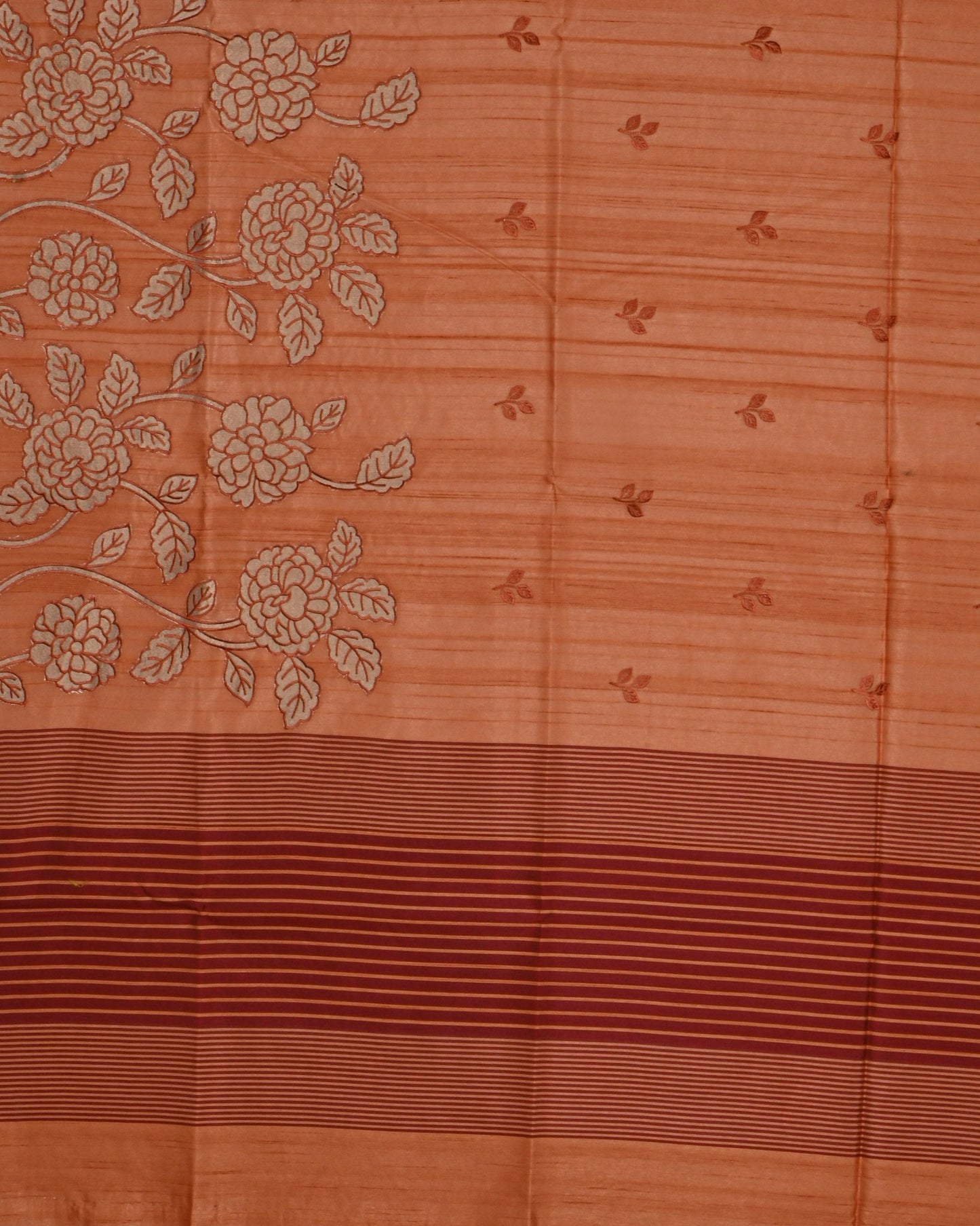 Orange color Silk Saree - Shop Vastram