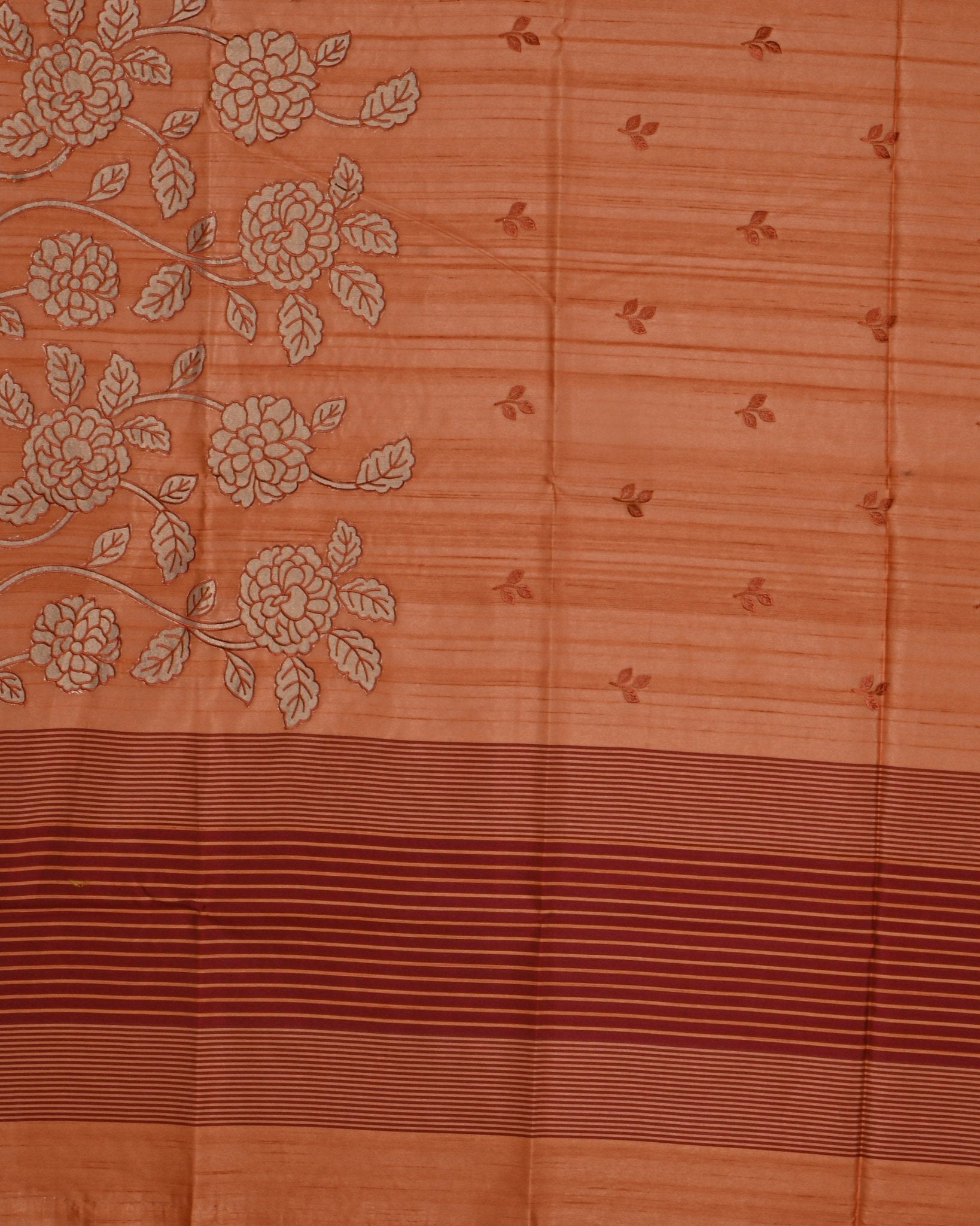 Orange color Silk Saree - Shop Vastram