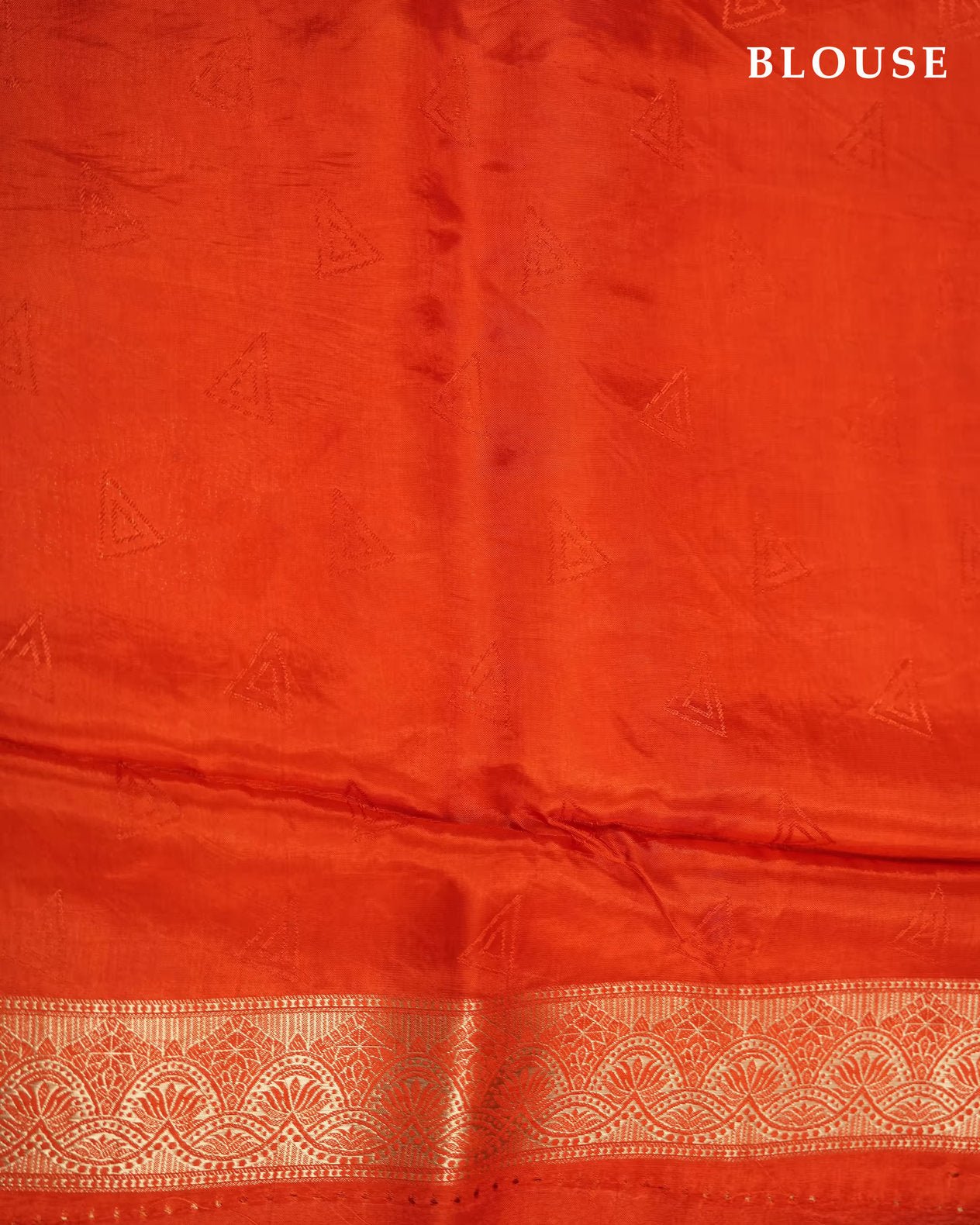Orange Color Silk Saree - Shop Vastram