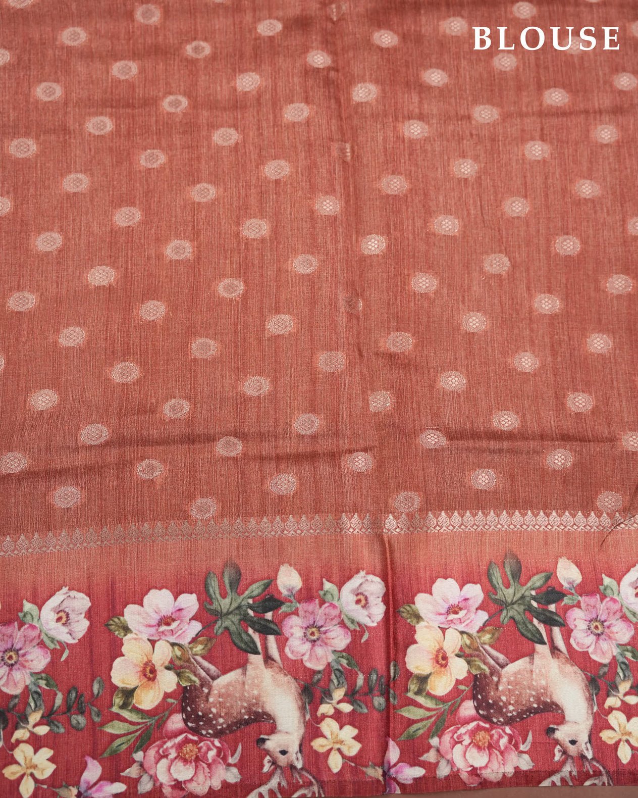 Orange Color Silk Saree - Shop Vastram