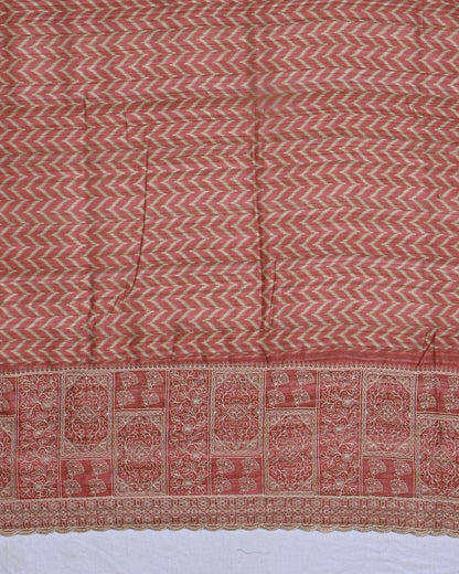 Pastel color Dupion Saree - Shop Vastram