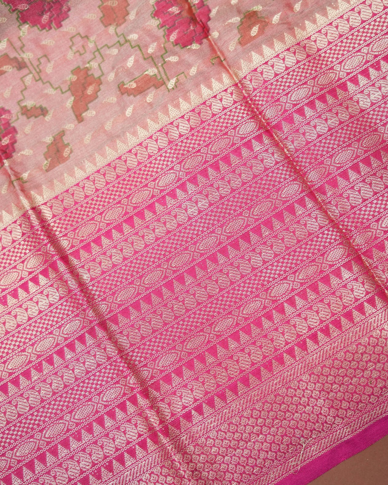 Pastel Color Silk Saree - Shop Vastram