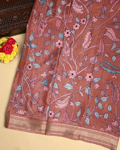 Pastel Color Silk Saree - Shop Vastram