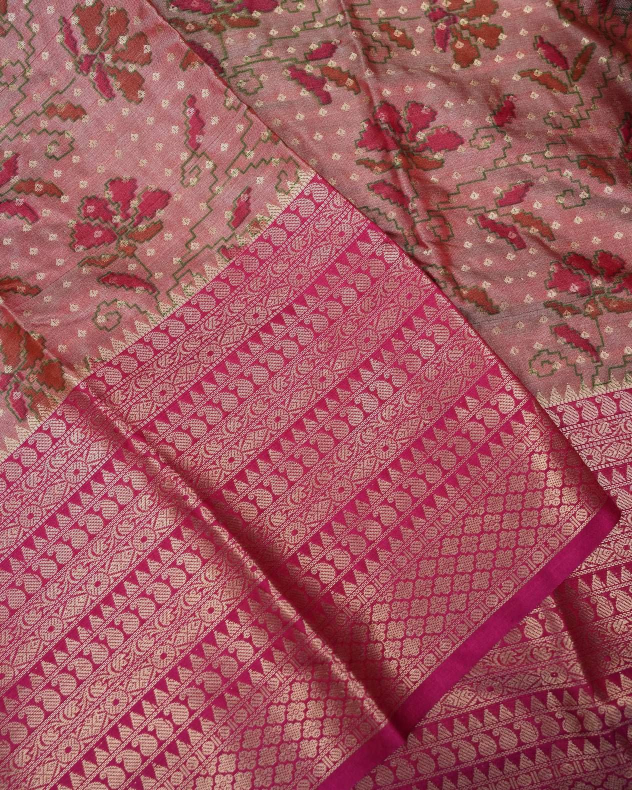 Pastel Color Silk Saree - Shop Vastram