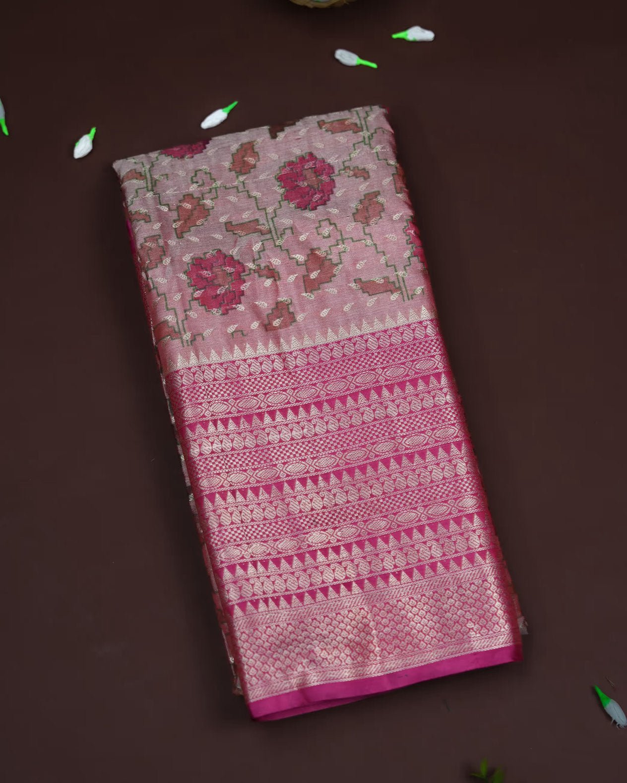 Pastel Color Silk Saree - Shop Vastram