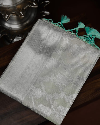 Pastel Color Silk Saree - Shop Vastram