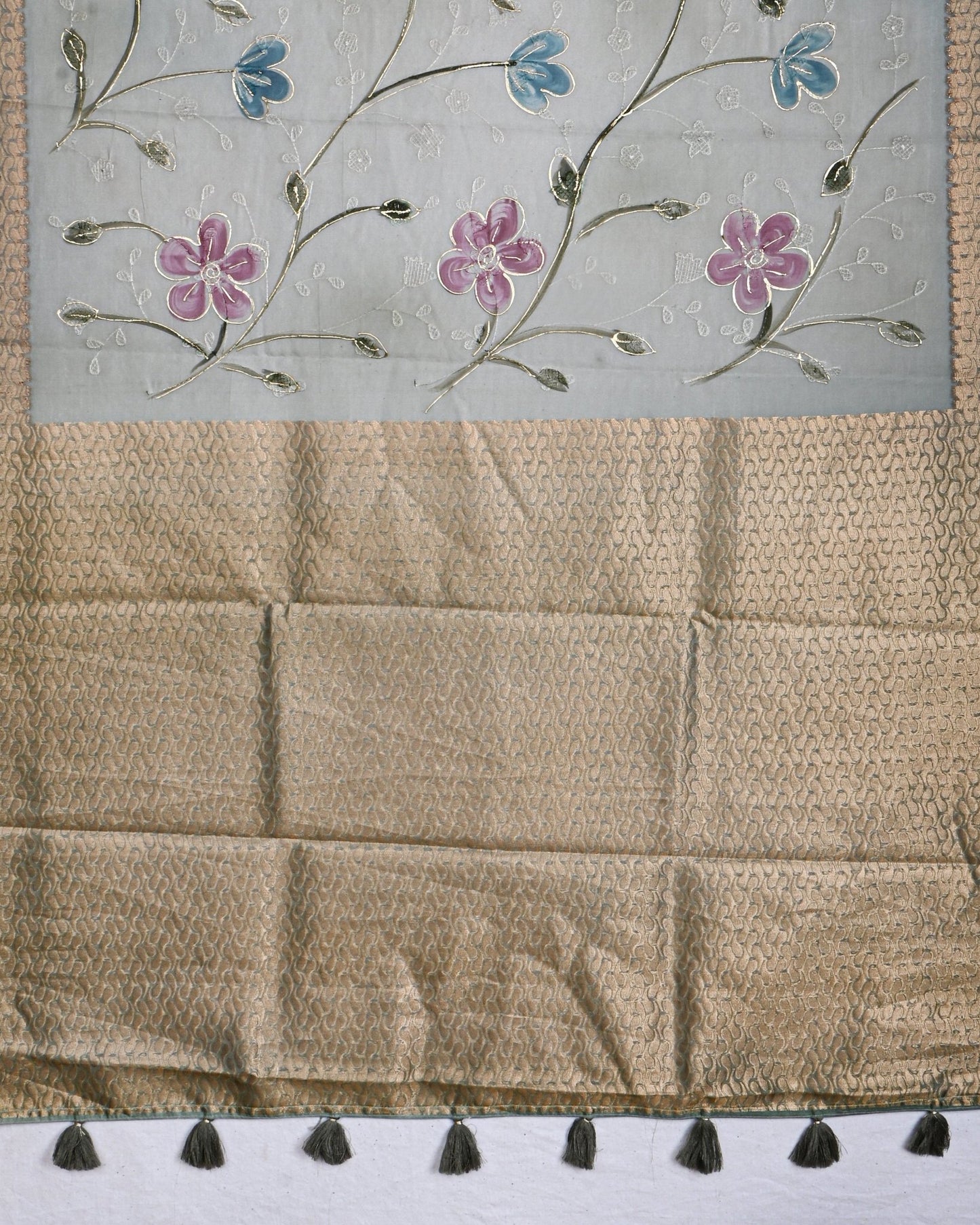 Pastel color Tissue Saree - Shop Vastram