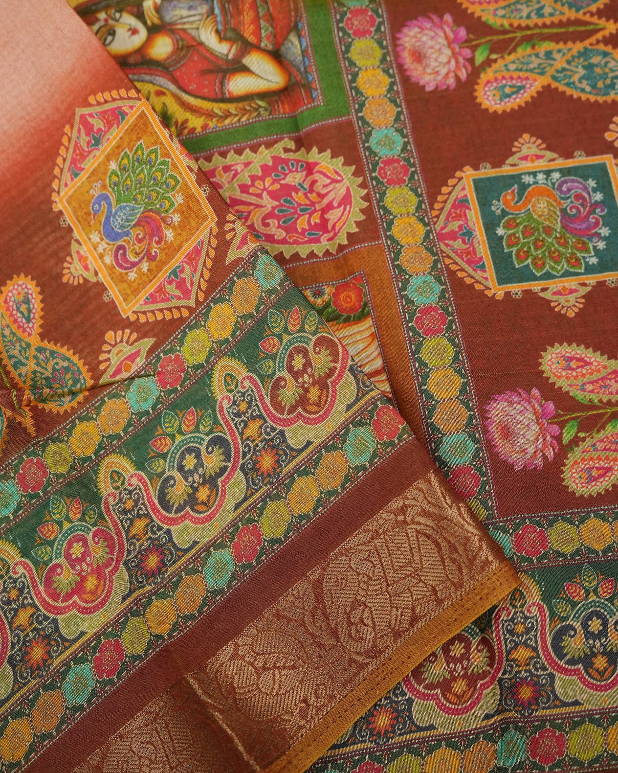 Pastel Color Tissue Saree - Shop Vastram