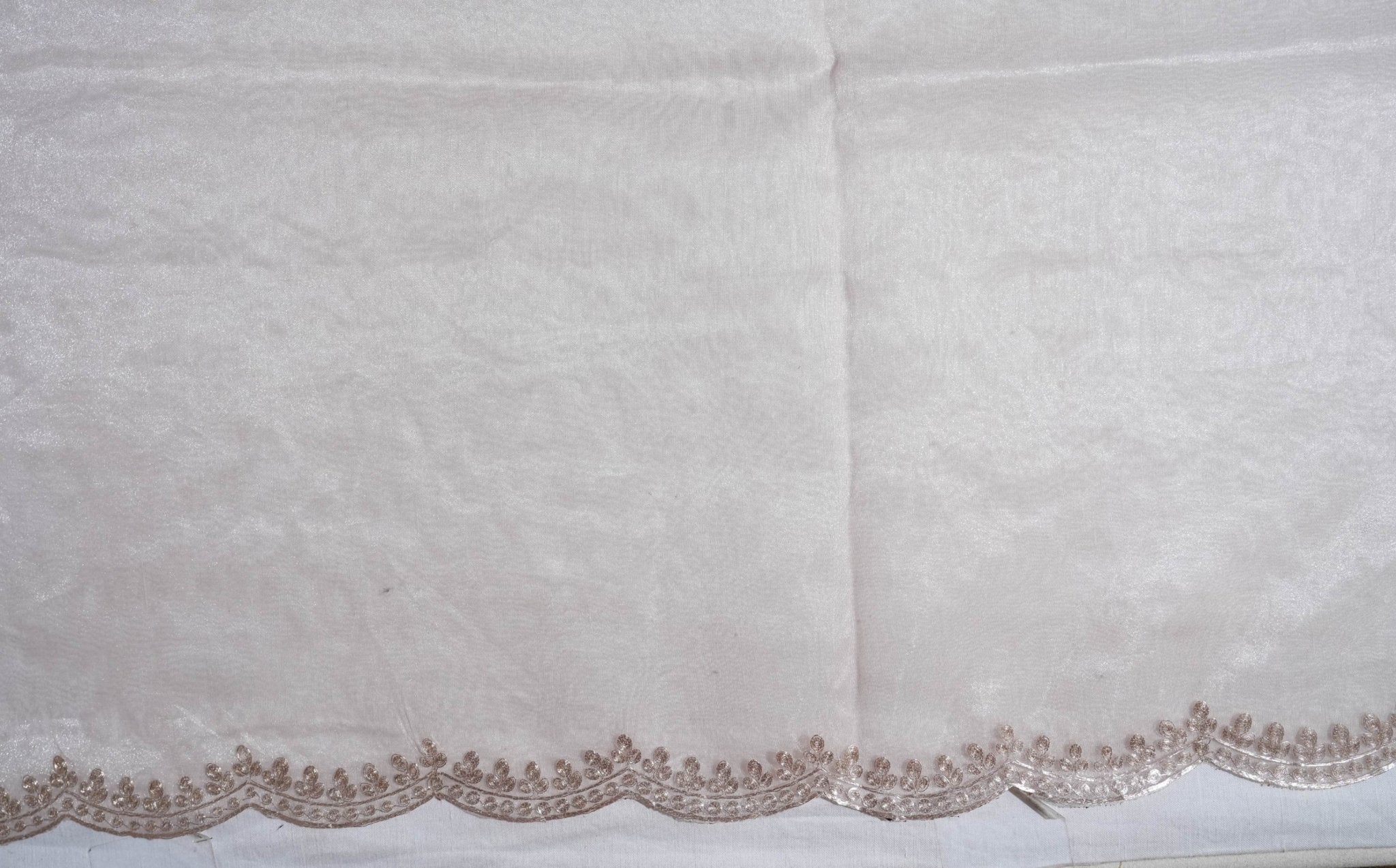 Pastel Embroidery Tissue Saree - Shop Vastram