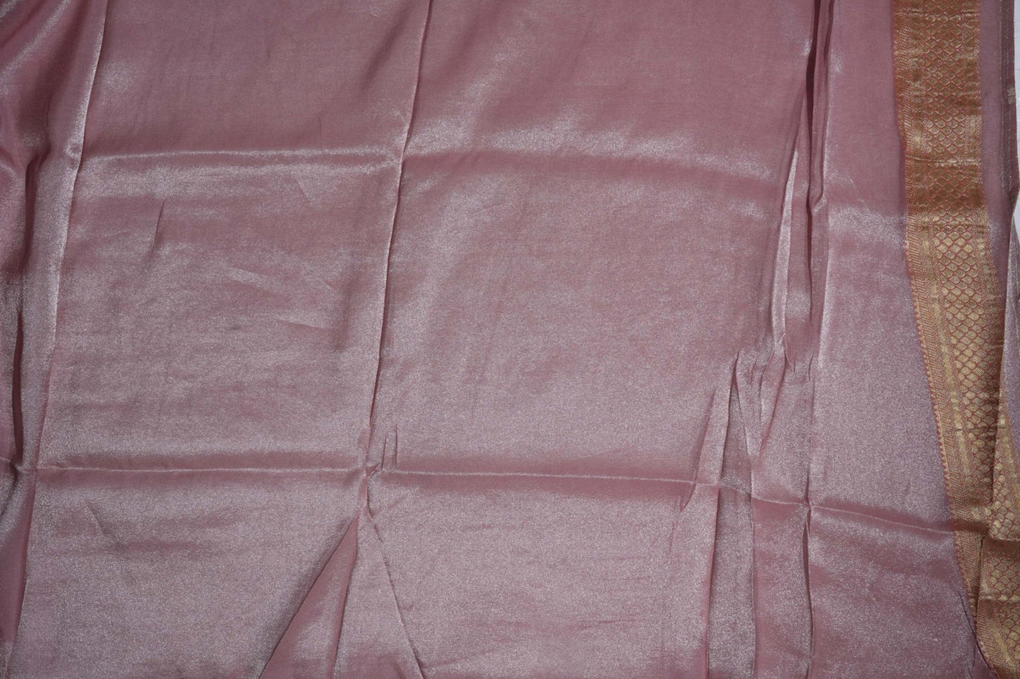 Pink Banarasi Tissue Saree - Shop Vastram