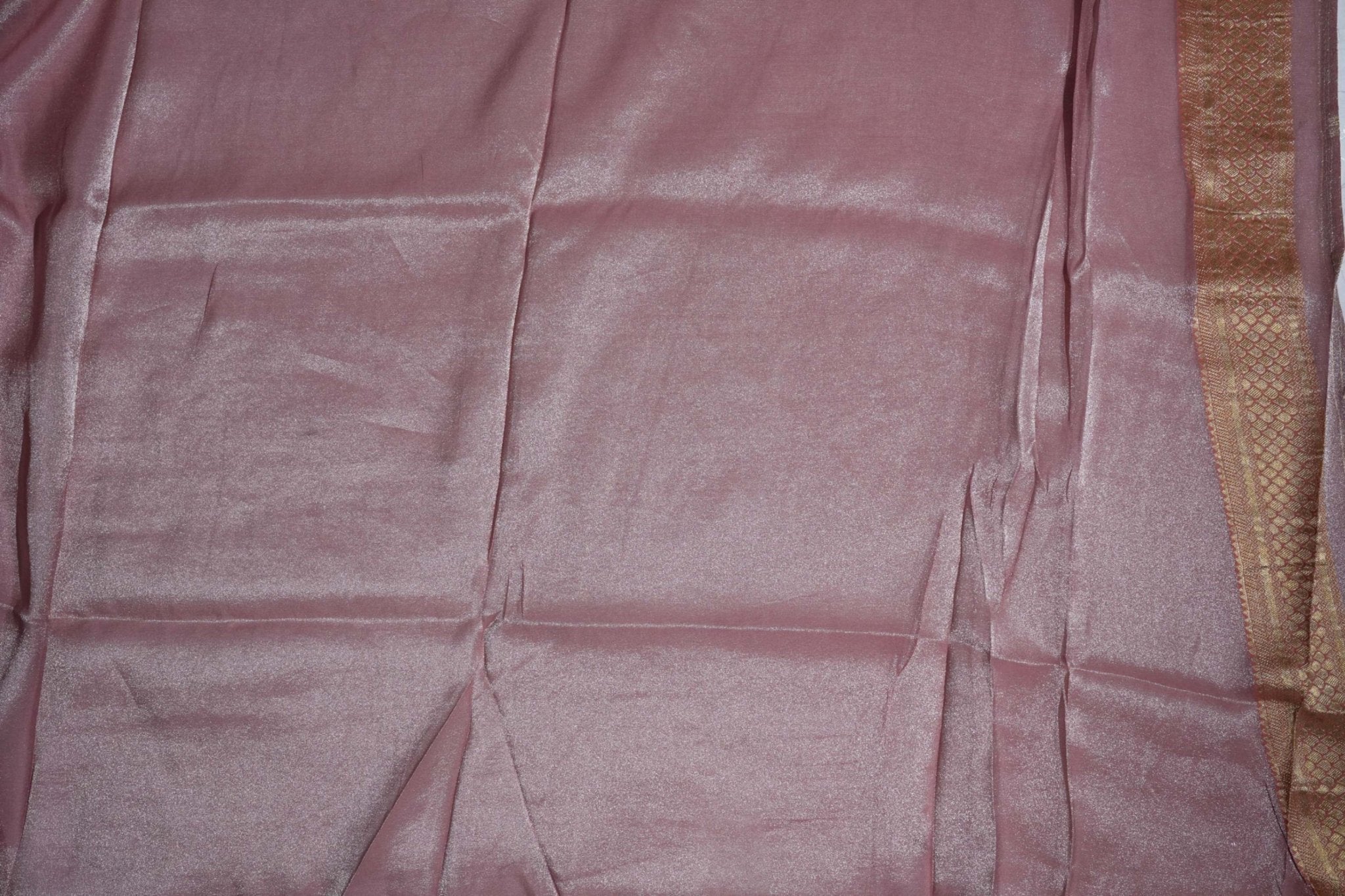 Pink Banarasi Tissue Saree - Shop Vastram