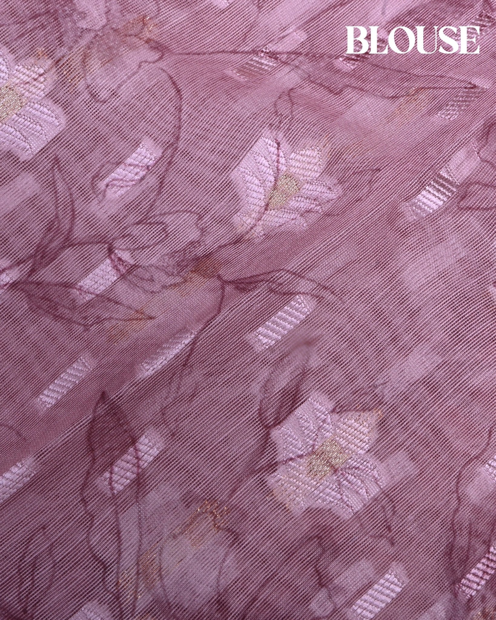 Pink Color Chanderi Saree - Shop Vastram