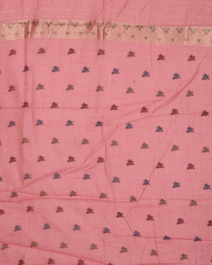 Pink color Chanderi Saree - Shop Vastram
