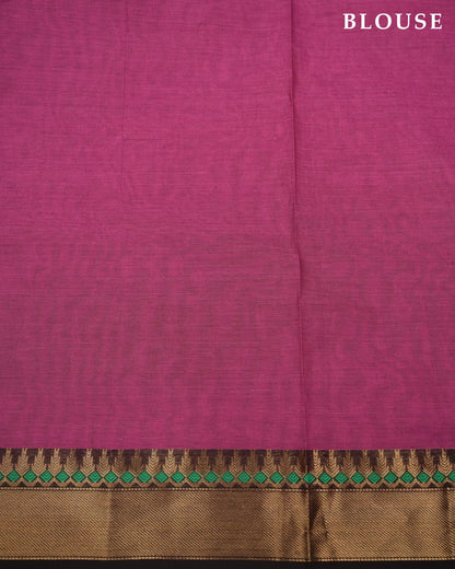 Pink Color Cotton Saree - Shop Vastram