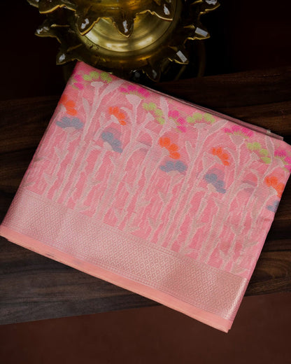 Pink Color Organza Saree - Shop Vastram