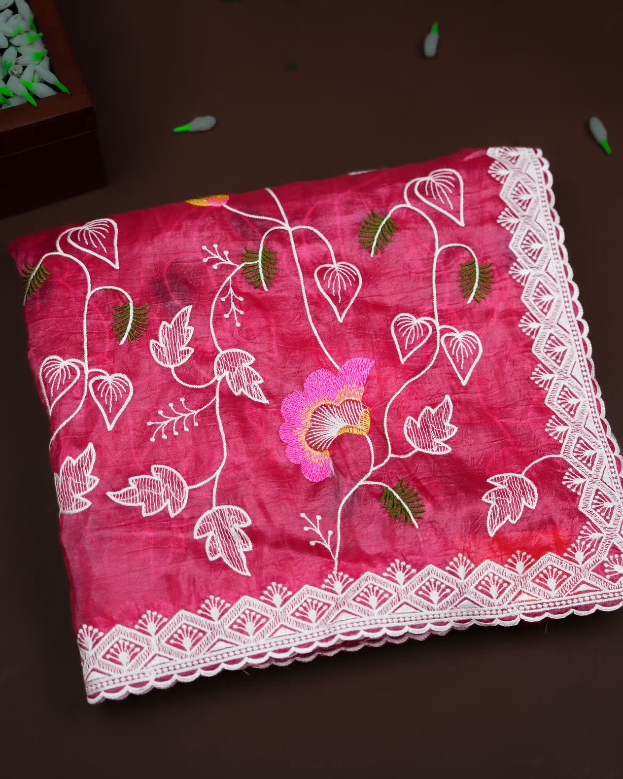 Pink Color Organza Saree - Shop Vastram