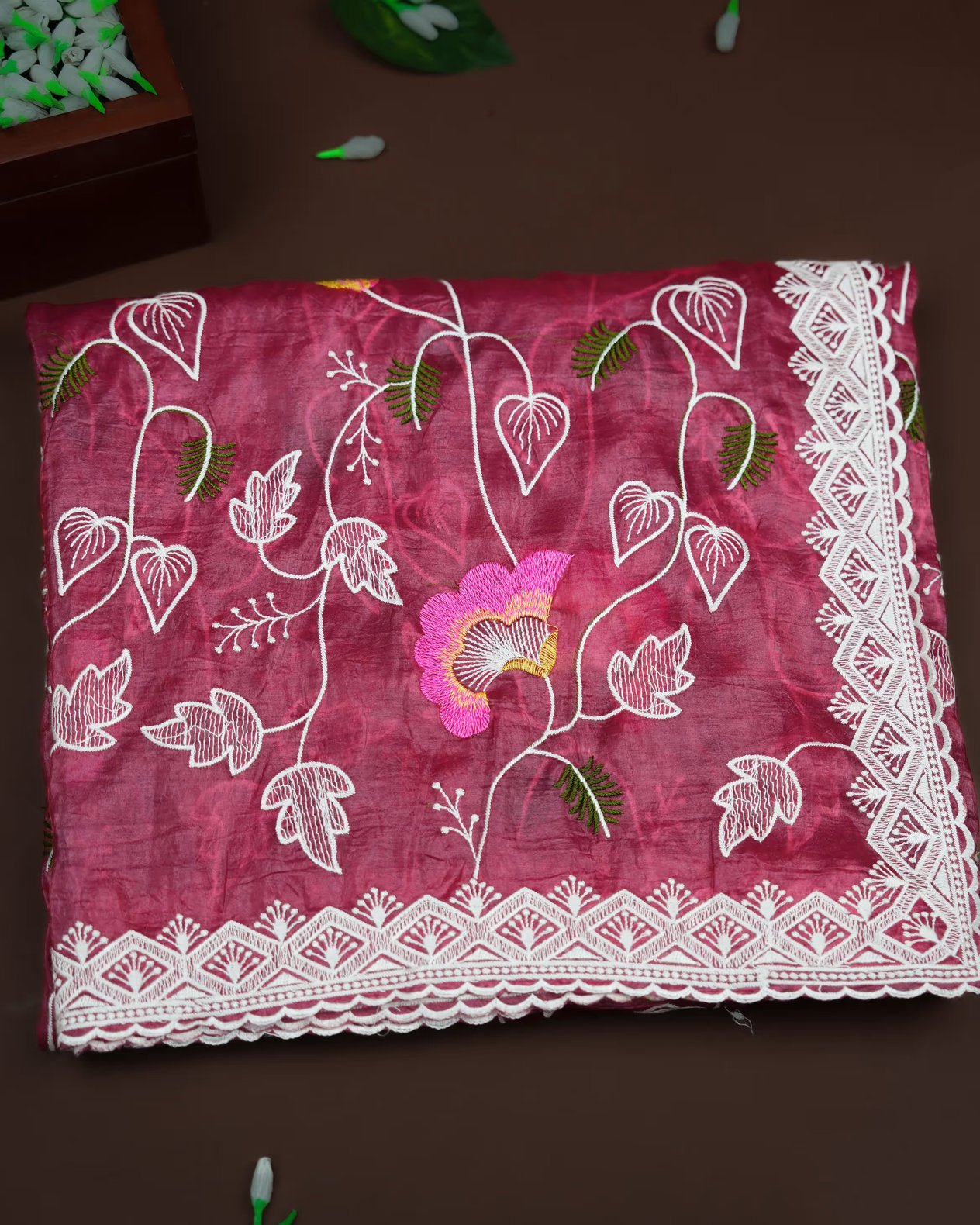 Pink Color Organza Saree - Shop Vastram