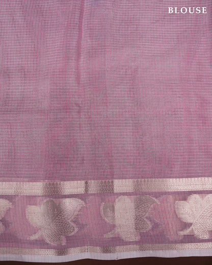 Pink Color Silk Kota Saree - Shop Vastram